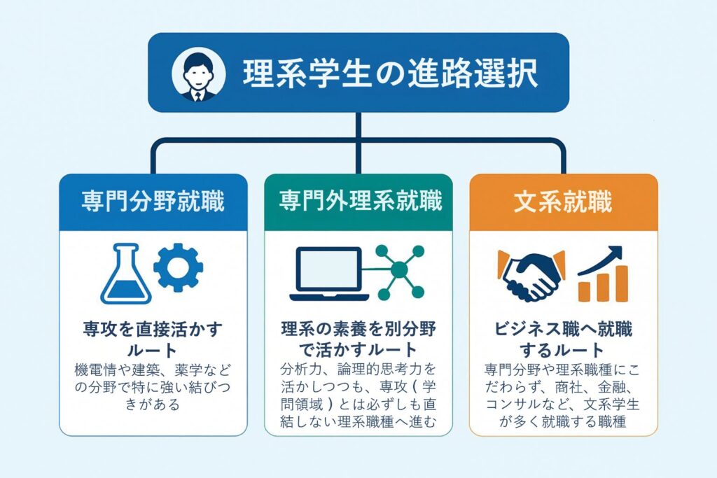 理系学生の進路